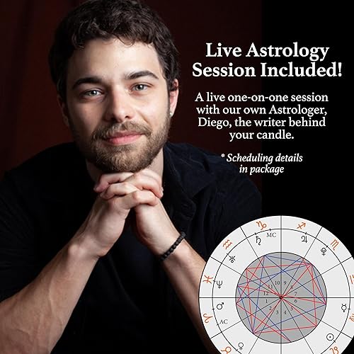 Miniatura 3 de Cosmos Within - Vela de astrología personalizada para el 21 de enero con fecha de nacimiento  Tu lectura de cumpleaños, afirmación diaria y