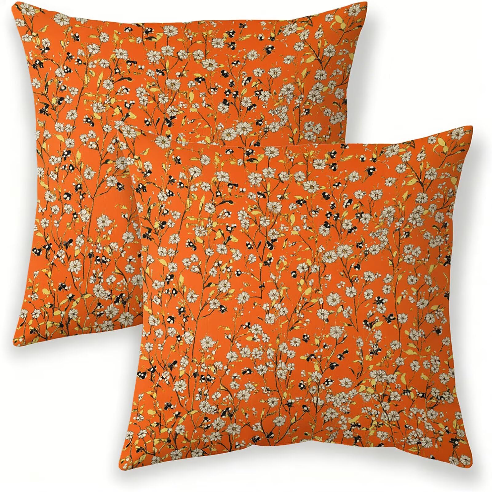 Coussin exterieur impermeable 80x80 cm haut de gamme effet lin pour grand canape