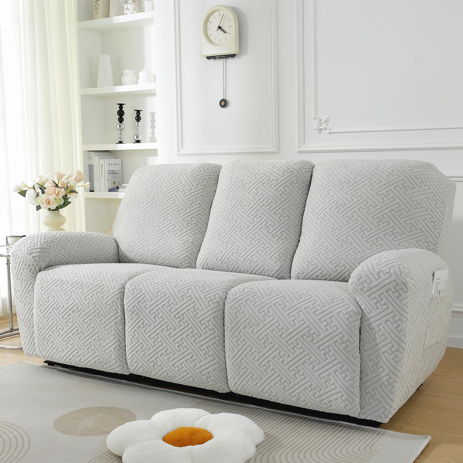 Housse de canapé en velours extensible : protection chic et douceur premium pour votre salon
