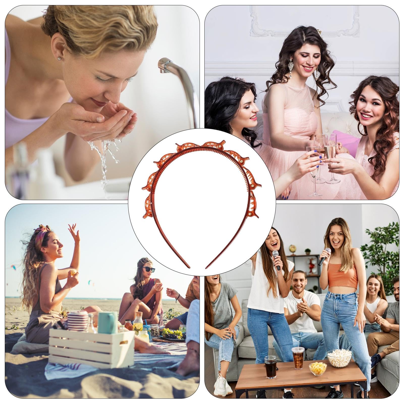 Clip Hoofdband - Vlechtgereedschap - Haar Styling - Met Geïntegreerde