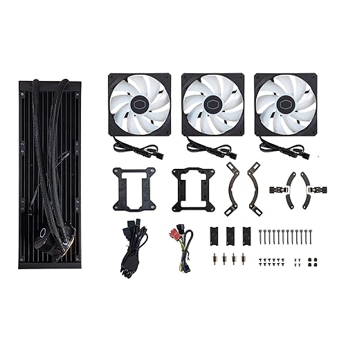 Miniatura 7 de Cooler Master MasterLiquid - Enfriador líquido de CPU ARGB de 360L Core - Bomba de doble cámara Gen S, radiador superior y ventiladores ARGB de