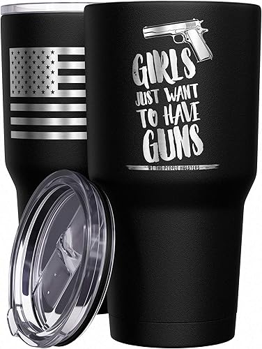 Vista 23 de We The People Holsters - Vaso térmico de 30 onzas, 0% Liberal, Negro