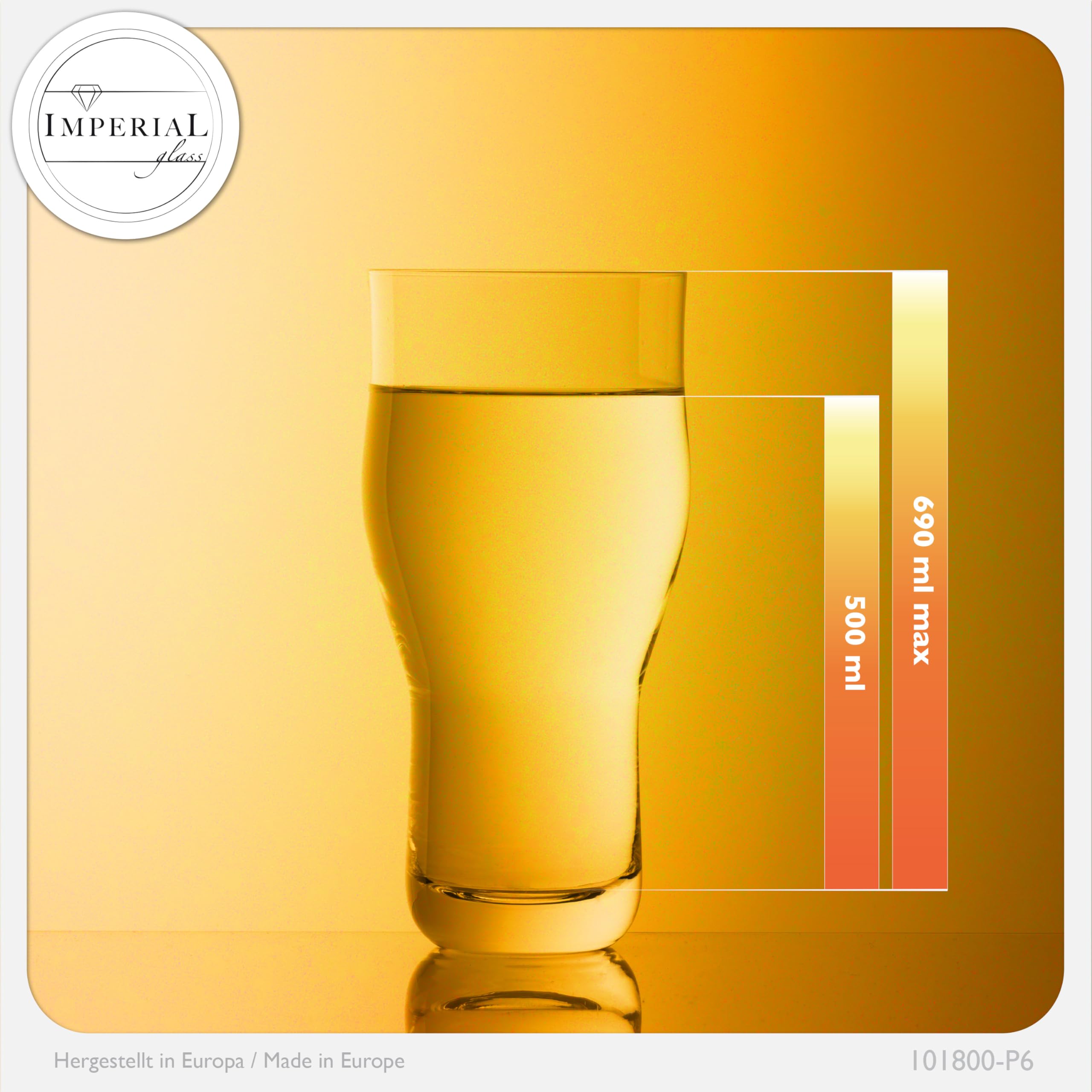 Set bicchieri Imperial 6 pezzi 295 ml in vetro | Shop