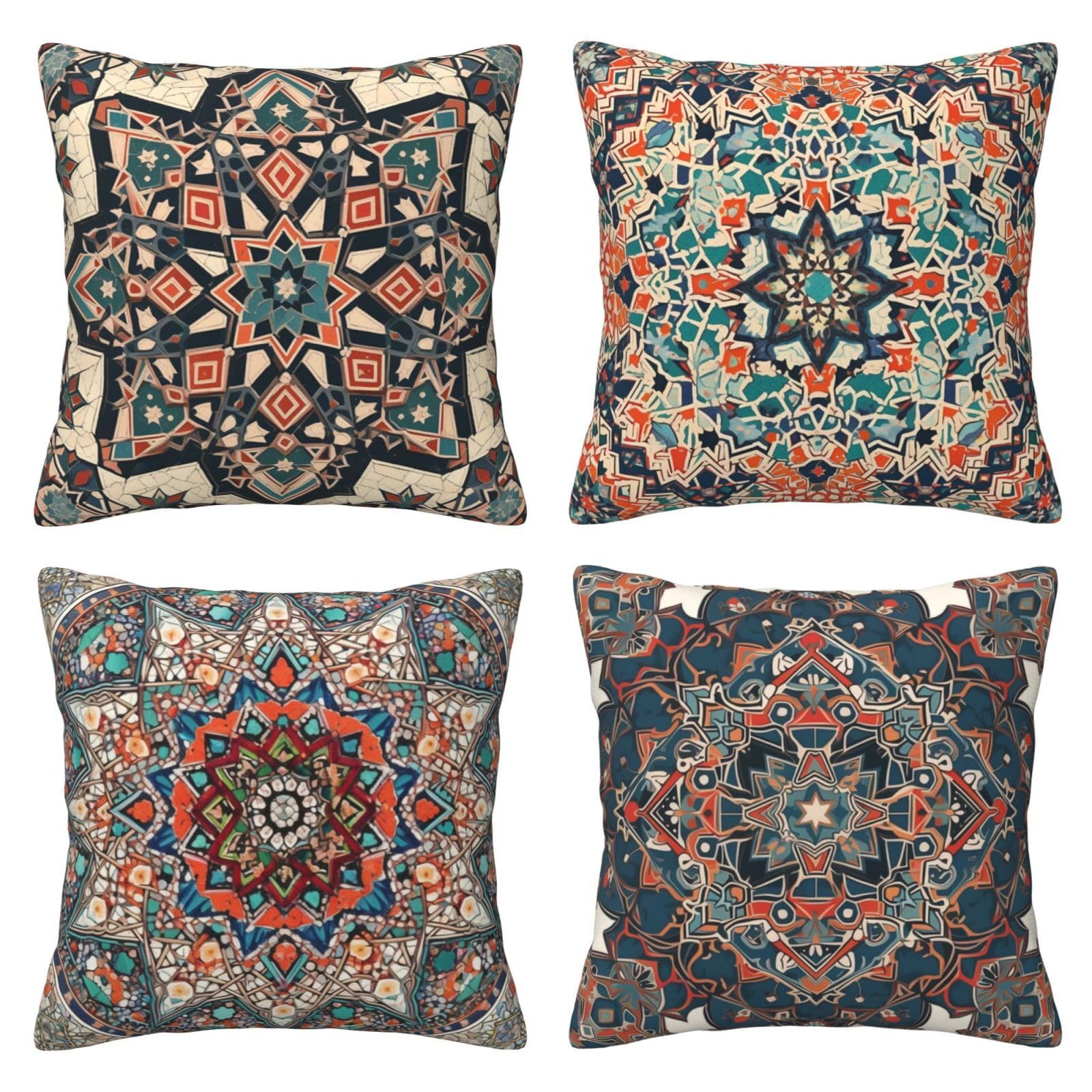 Housses de coussin 60x60 cm lavables pour proteger et embellir vos vieux coussins de canape