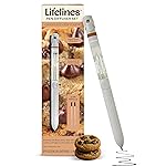 Lifelines Pen Diffuser Set, Chocolate Chip Cookie - 1mm Black Ballpoint Pen with Scented Essential Oil Blend & 2 Ink Refills - Aromatherapy Diffuser & Sensory Immersion Diffuse Aroma As You Write