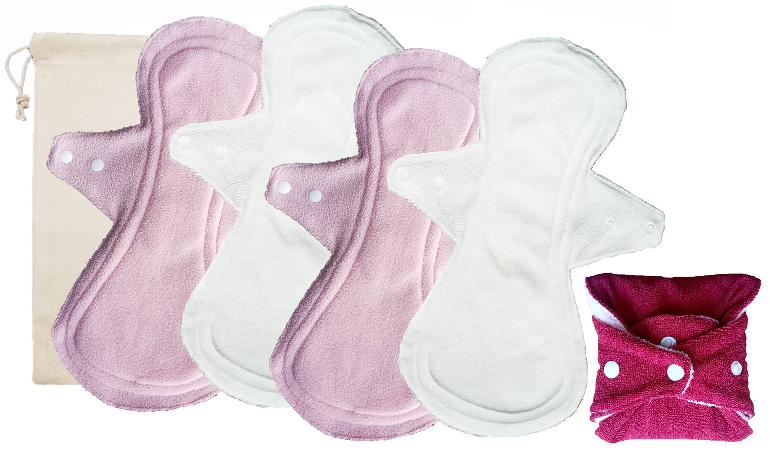 Reusable Washable Sanitary Cloth Pads/Napkins for Heavy Flow/Maternity Flow - Size XXL 330mm Maternity Pads (B0BT74G547) Amazon Price History, Amazon Price Tracker