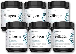 Smarter Skin Collagen - Triple Action Formula for Vibrant, Healthy Skin - Unique Marine Collagen Blend with Antioxidant Pr...