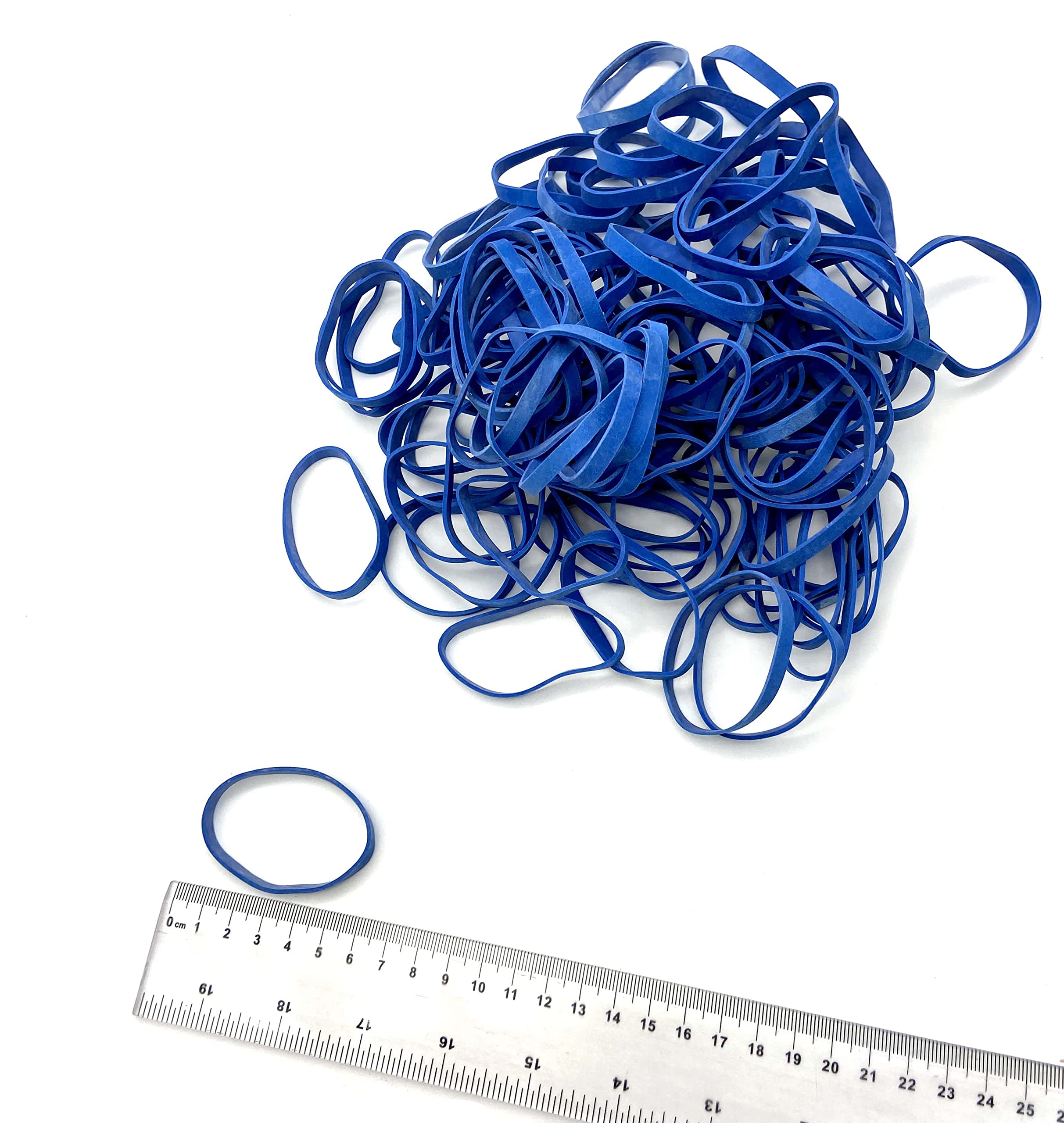 Elastici Di Gomma Blu - 80 Mm X 1.7 Mm, Sacchetto Da 1 Kg (Circa 2100 Pezzi) - Foto 12