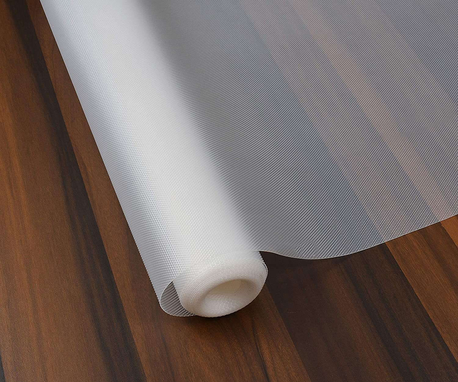 Yellow Weaves PVC Kitchen Mat Fridge Mats 60 cm X 5 Meters Anti Slip Roll, Shelf Liners Sheet for Kitchen, Shelves, Cabinet, Drawer, Wardrobe, Refrigerator, Table (White)