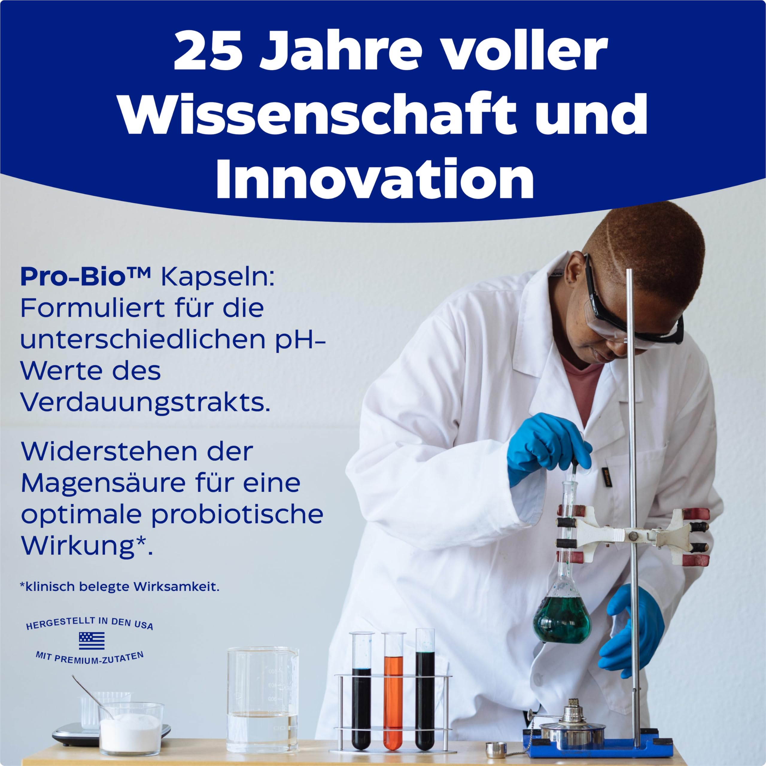 Enzymedica - Pro-Bio, für einen gesunden Darm, fördert die Verdauung & reguliert Darmtätigkeit, reduziert Gase & Blähungen, mit über 10 Milliarden KBE, Glutenfrei, Milchfrei, 90 Kapseln