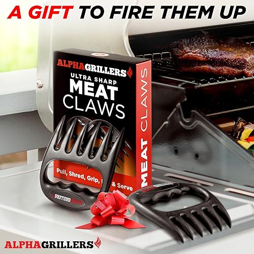 Miniatura 6 de Alpha Grillers Garras trituradoras de carne, regalos de elefante blanco para adultos, accesorios para ahumadores, regalos para hombres, él papá,