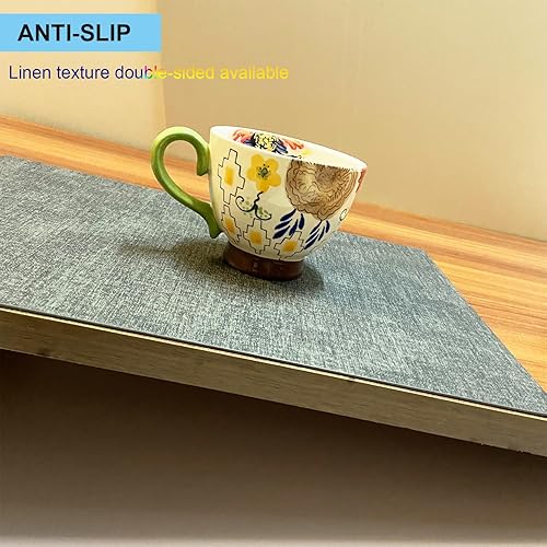 Miniatura 5 de Weabetfu Juego de 6 manteles individuales de piel sintética resistentes al calor, impermeables, lavables, lavables, antideslizantes, para interiores