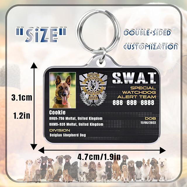 Foto 4 de 6 de Personalizada Etiquetas de Identificación para Mascotas