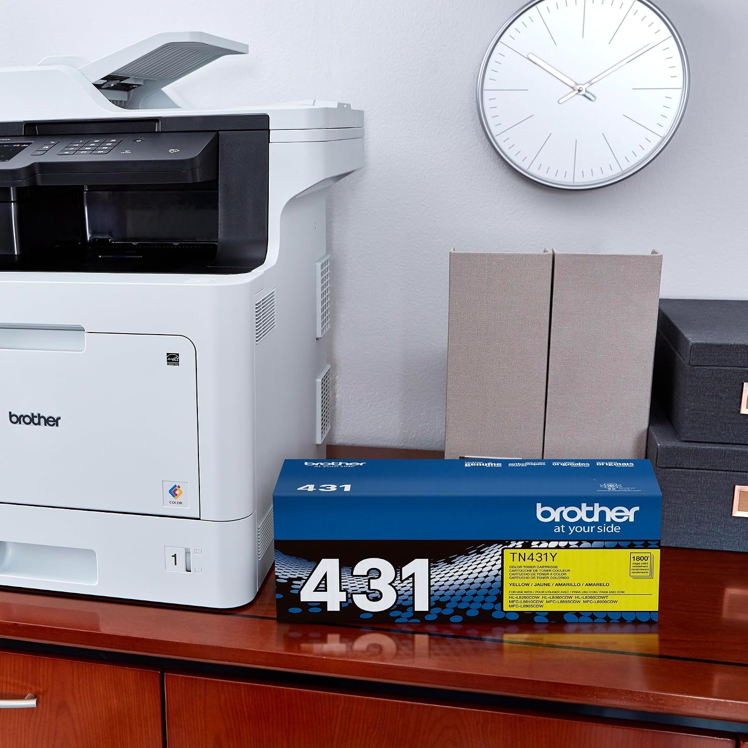 Brother Printer TN431Y Standard Yield Toner-Retail Packaging, Yellow