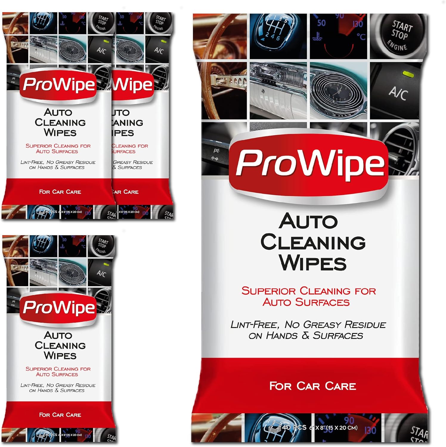 ProWipe Car Cleaning Wipes Car Interior Cleaner, Car Dashboard