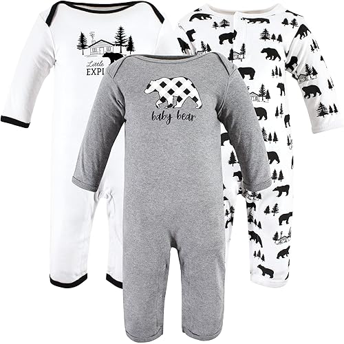 Hudson Baby baby-girls Cotton Coveralls