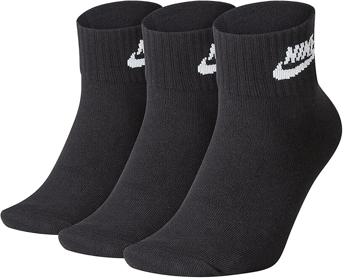 Nike Men's 3PK Everyday Essential Ankle Socks 1215 Large