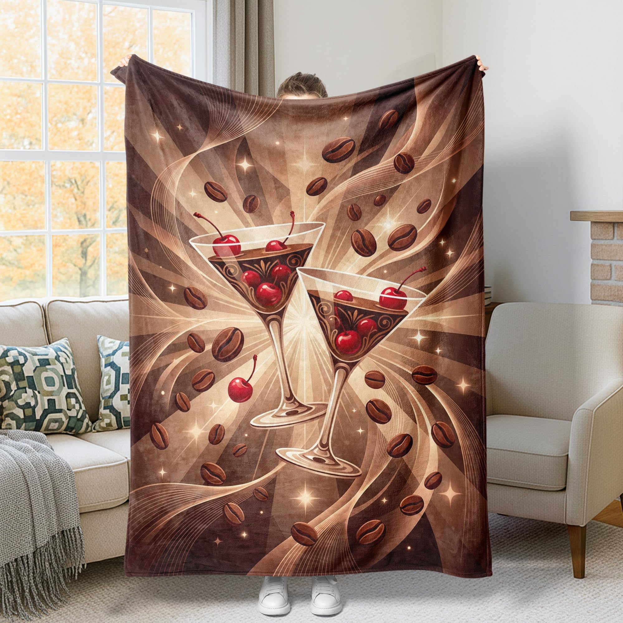 Plaid polaire chaud 152x203cm grand format pour lit et canapé