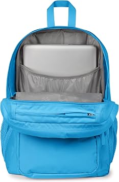 JanSport Big Day Pack Backpack – Large Laptop Backpack with Dual Compartments and Ergonomic Straps, 34 L Capacity, 43.5 x 32.5 x 19 cm - Electric Azul