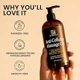 Aceite de masaje anticelulítico para terapia de masaje con colágeno (8