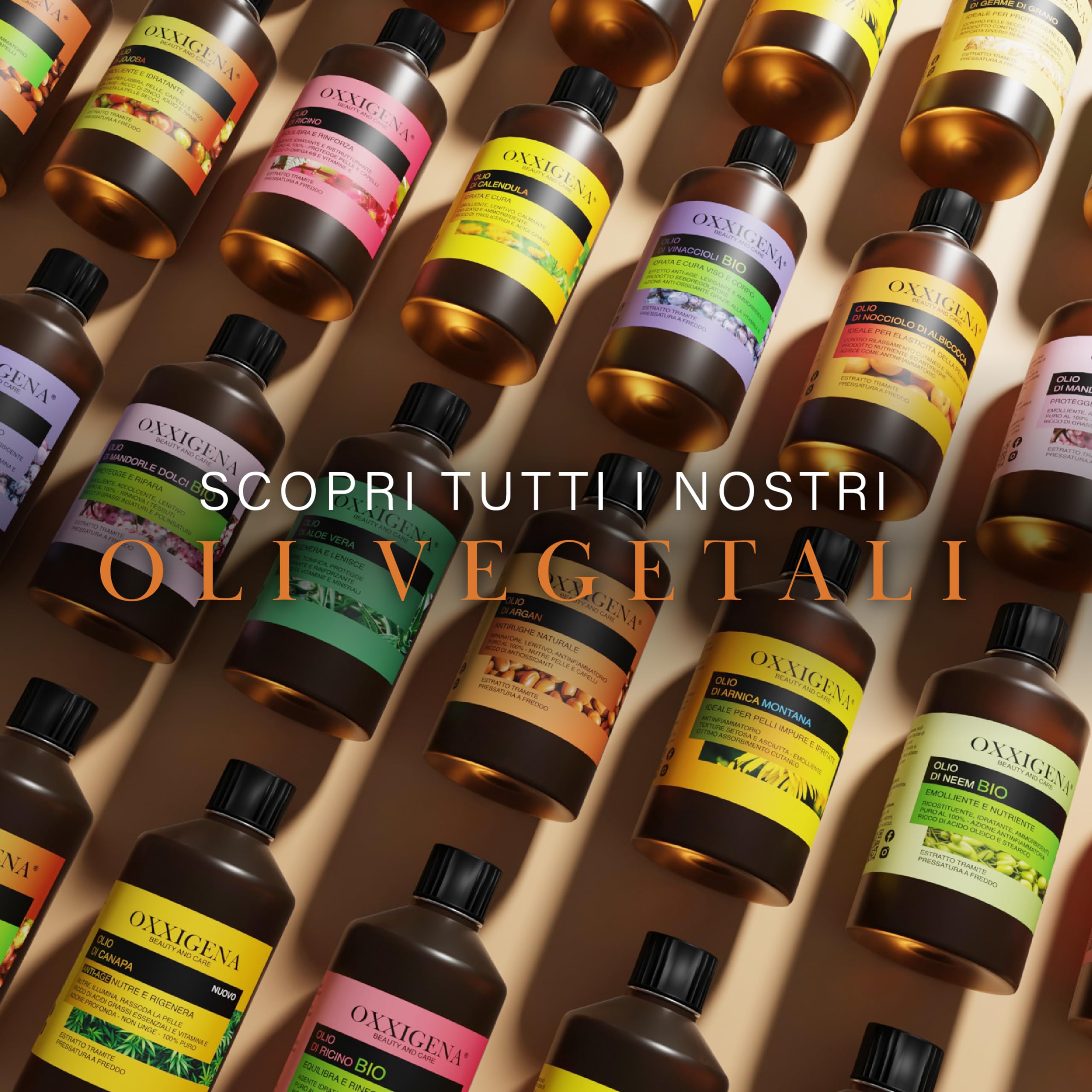 Oxxigena - Olio di Rosa Mosqueta Puro al 100%, Confezione da 1000 ml, Idratante Versatile per Pelle Secca e Screpolata, Ideale Contro Rughe, Cicatrici, Unghie o Capelli
