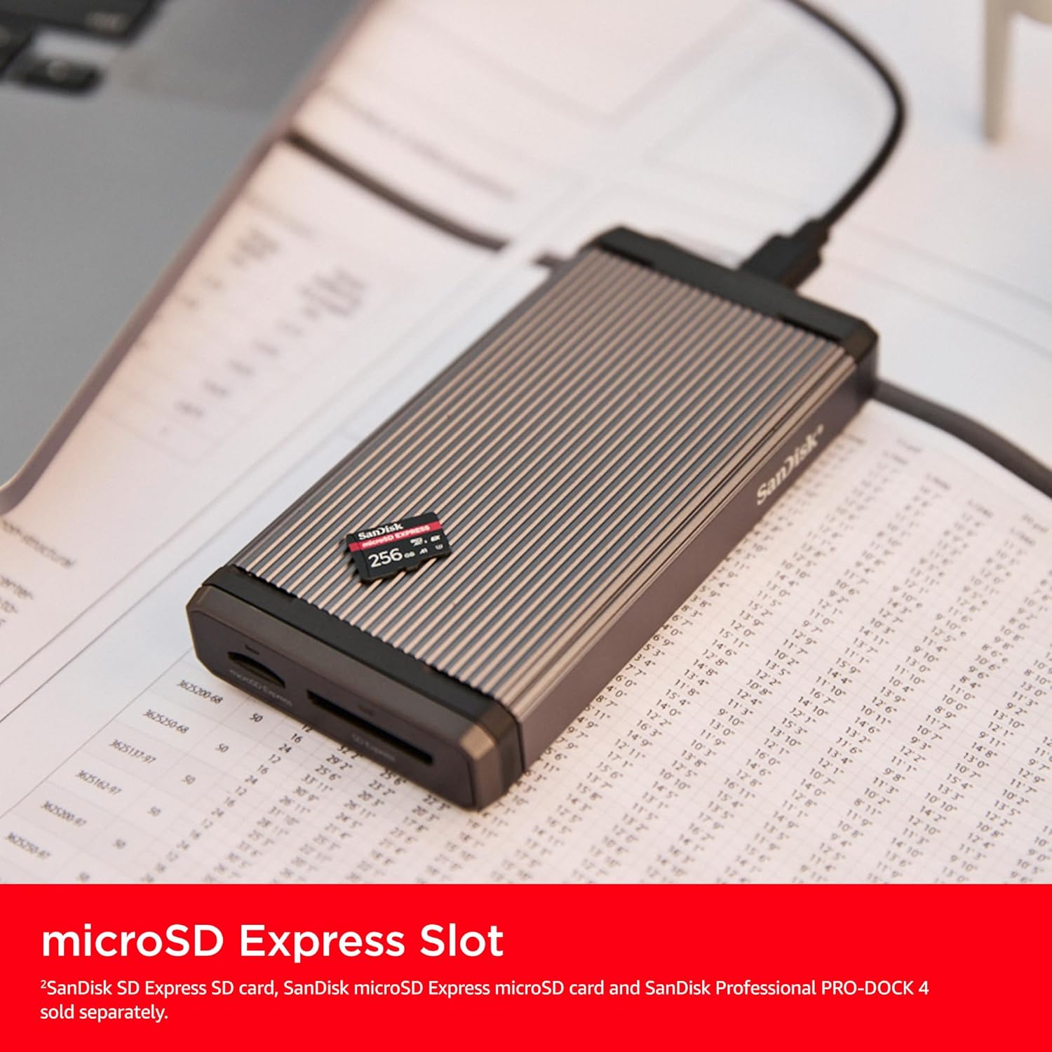 SanDisk PRO-Reader SD Express Dual Card USB 3.2 Gen 2 Reader - SDDR-A451-GNPNN