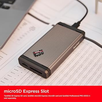 SanDisk PRO-READER SD Express Dual Card Card Reader USB 3.2 Gen 2