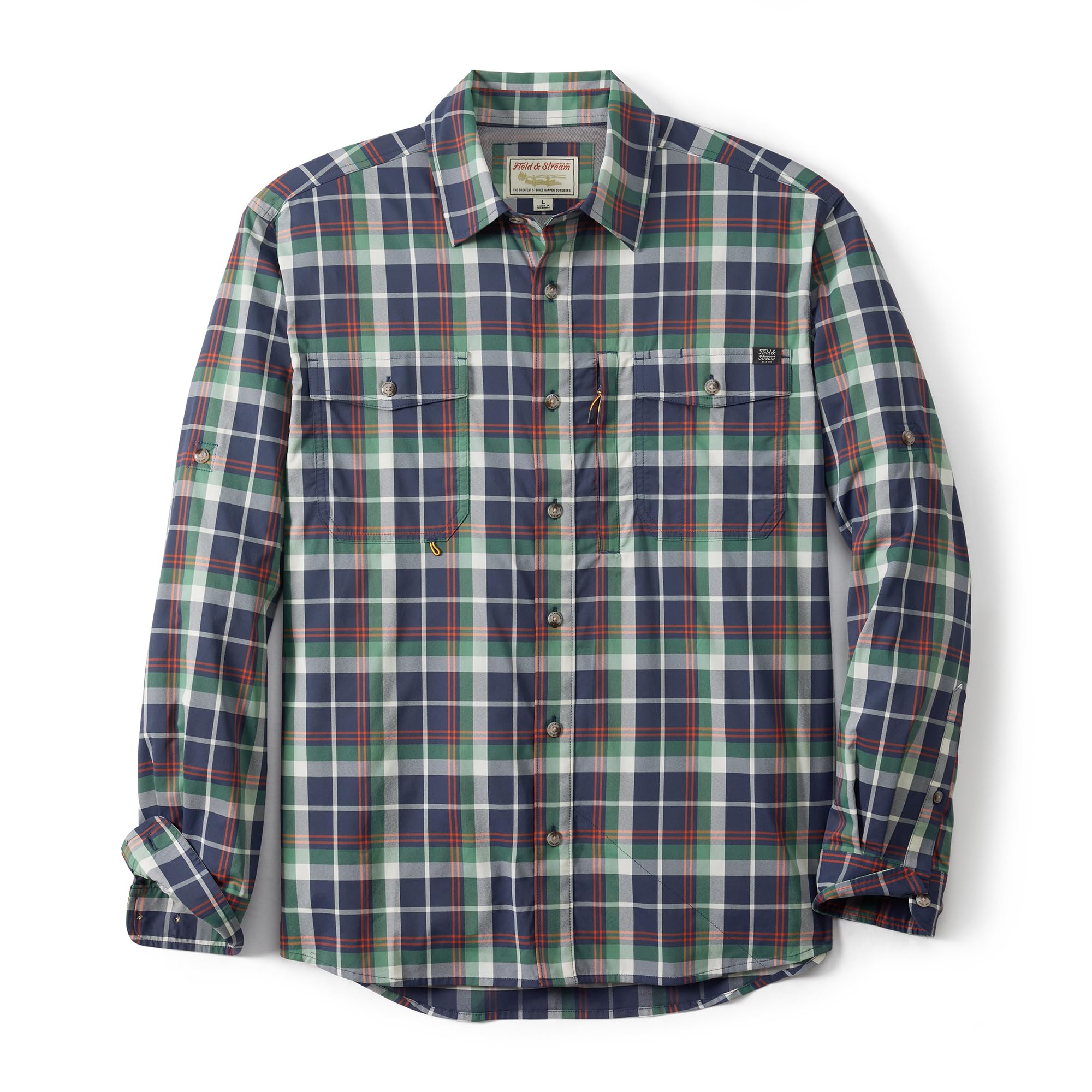 Field & Stream Men's Line Burner Long Sleeve Nylon Performance Fishing Shirt