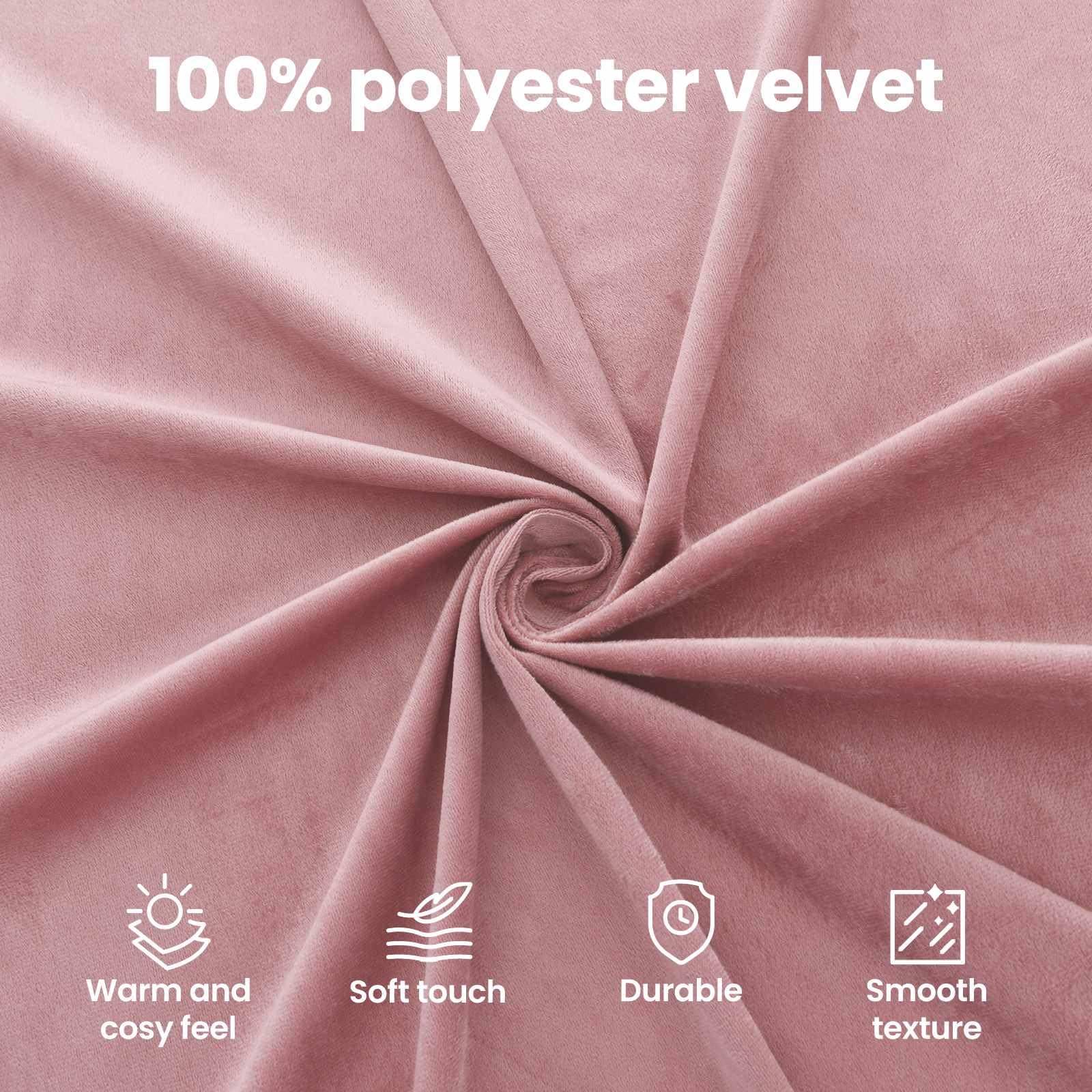 vidaXL Sofá de 2 Plazas Rosa 115 x 61 x 87 cm Terciopelo