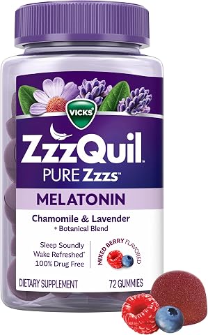 ZzzQuil Pure Zzzs Melatonin Gummies Sleep Aid