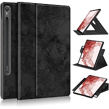 360 Rotating Case for Samsung Galaxy Tab S9 11 inch 2023 Tablet,Stand Folio Cover with Pencil Holder Multi-Angle Viewing Protective Case with Auto Sleep/Wake,Black
