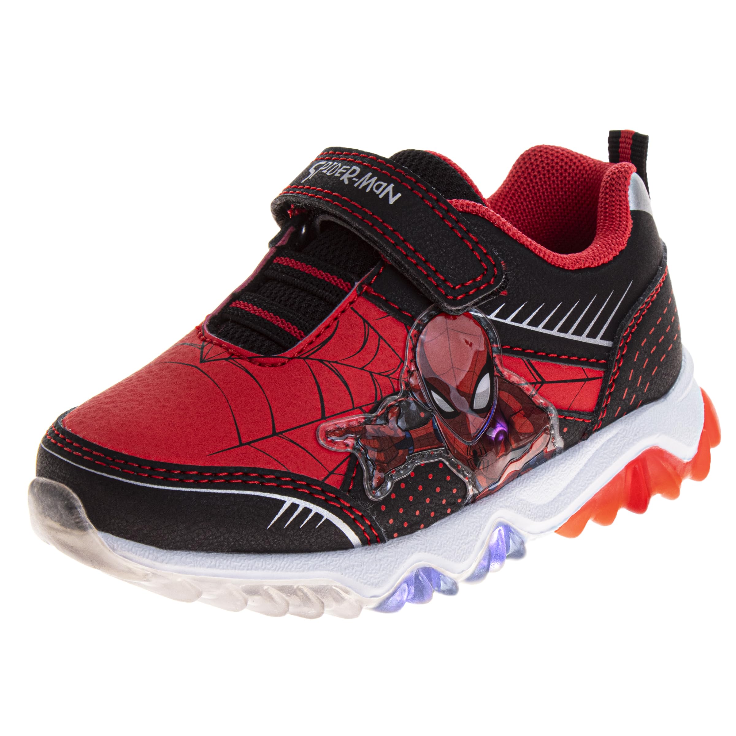 Marvel Comics Character Sneakers Slipon Laceless - The Avengers Spiderman Capitán América Hulk Thor Ironman Zapatos deportivos (tamaños: 6-10 Niño / 11-12 Niño pequeño)