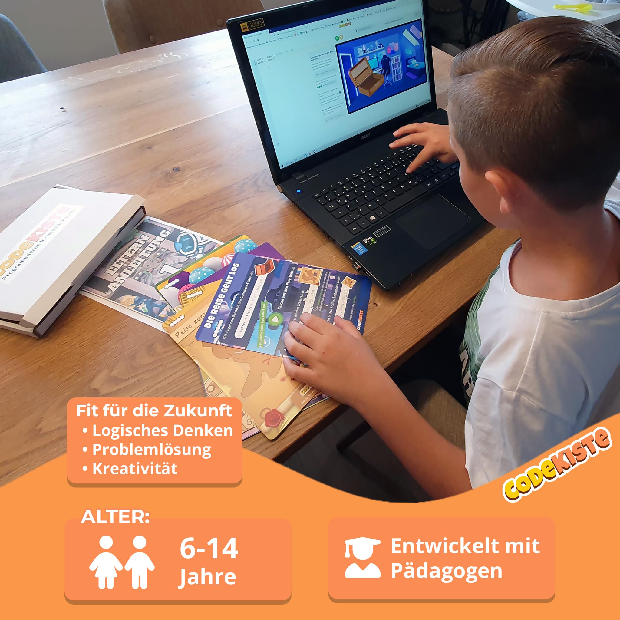Starter-Bundle (Kiste Nr. 1 bis 3) - Programmieren Lernen für Kinder