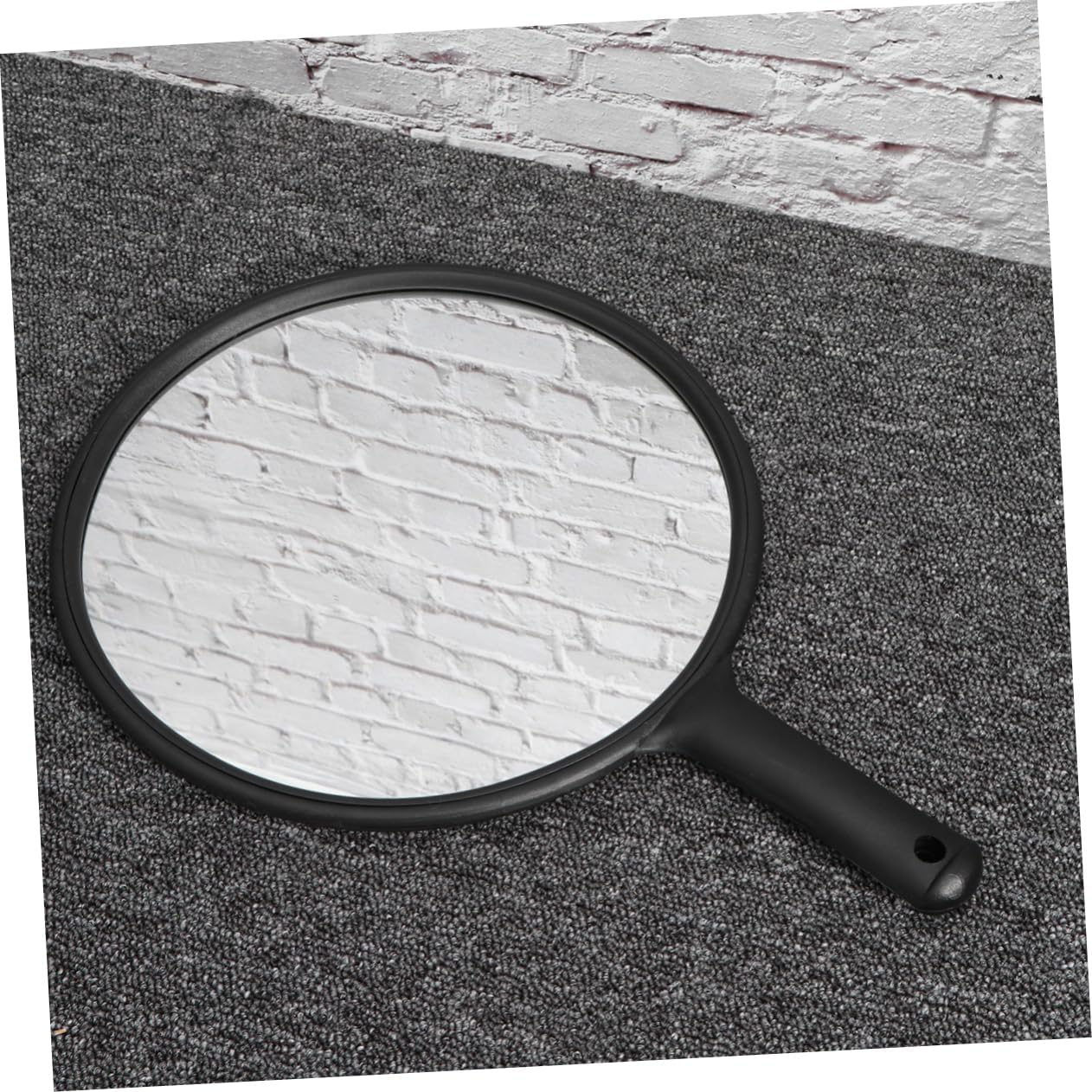 1Pc Handheld Cosmetic Mirror Single Side Makeup Mirror Portable Design for for Travel Ups Present for Women and Makeup Artists