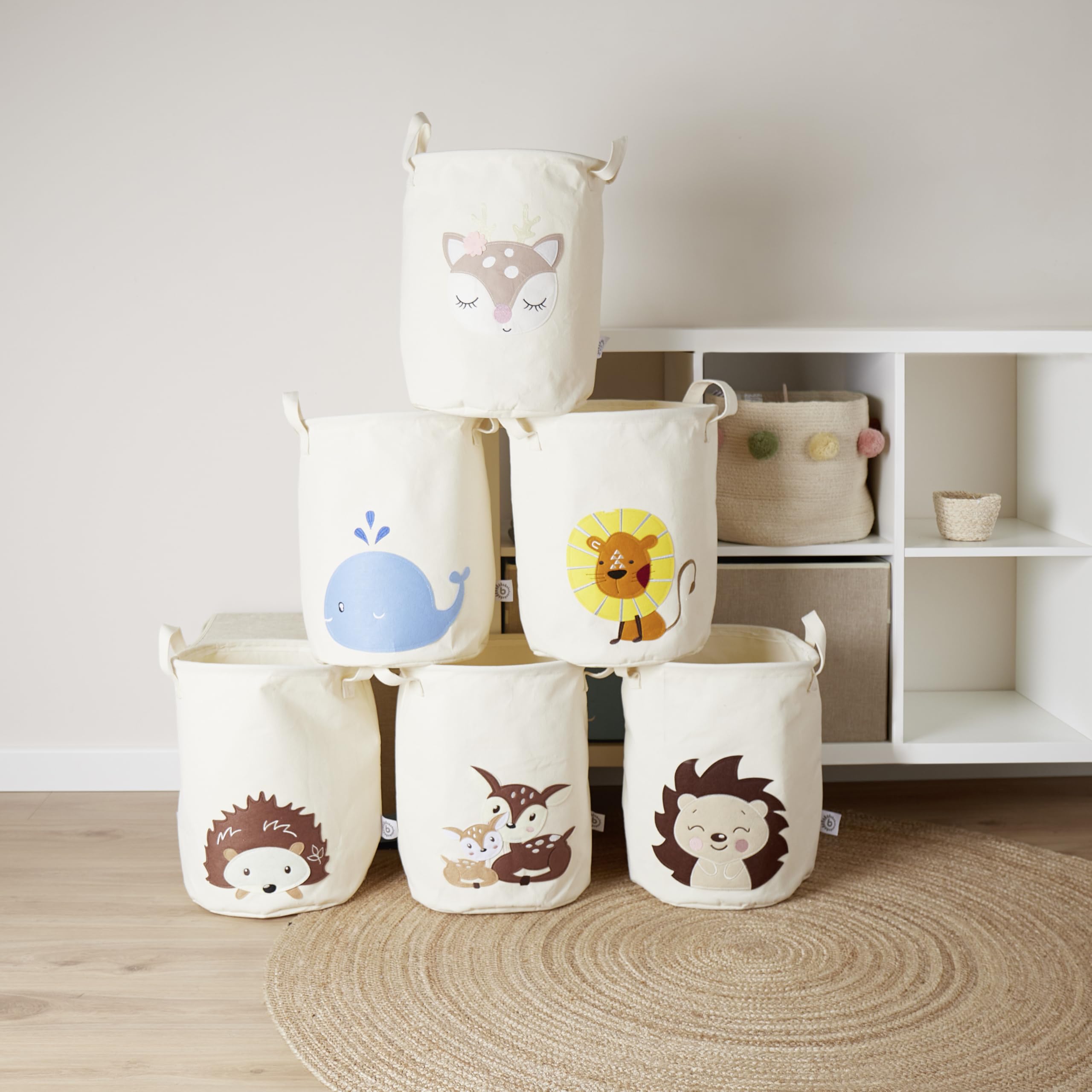 Cestino Biancheria Bambini Clastyle 40x40x30 Cm - Design Città Skyline, Impermeabile, Per Giocattoli O Bucato - Foto 13