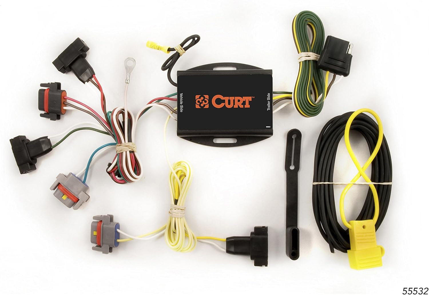 Curt 111323 55532 Trailer Hitch Bundle with Wiring for 2001-2010 Chrysler PT Cruiser