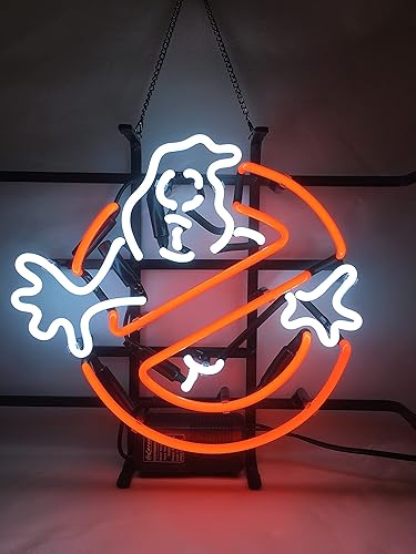 Miniatura 5 de Letreros de neón Cazafantasmas de vidrio real Luz de neón Cerveza Bar Pub Sala de Recreación Pared Ventanas Garaje Decoración Fiesta