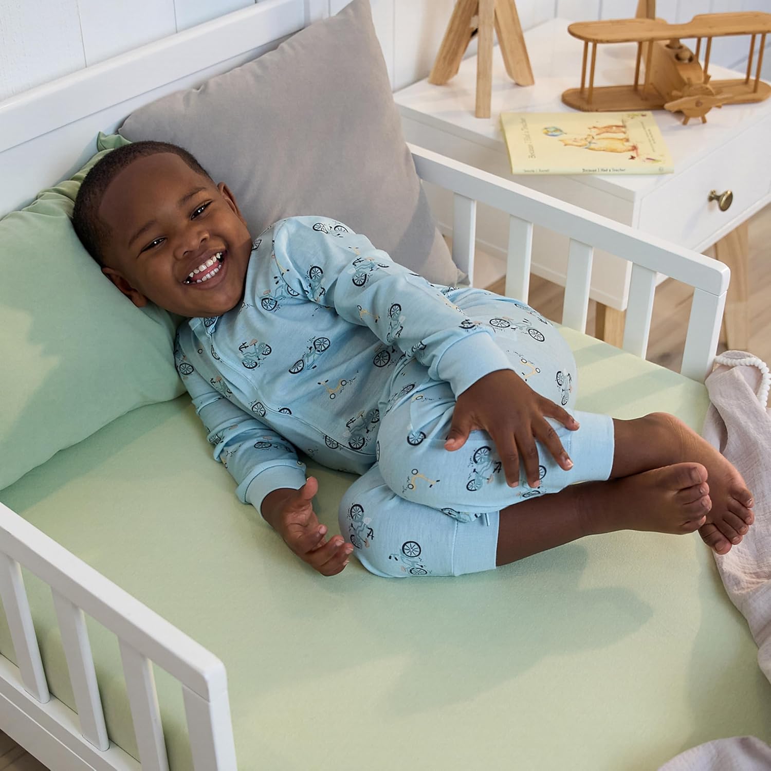 Gerber baby-boys Toddlers Loose-fitting Footless Pajamas - Image 3