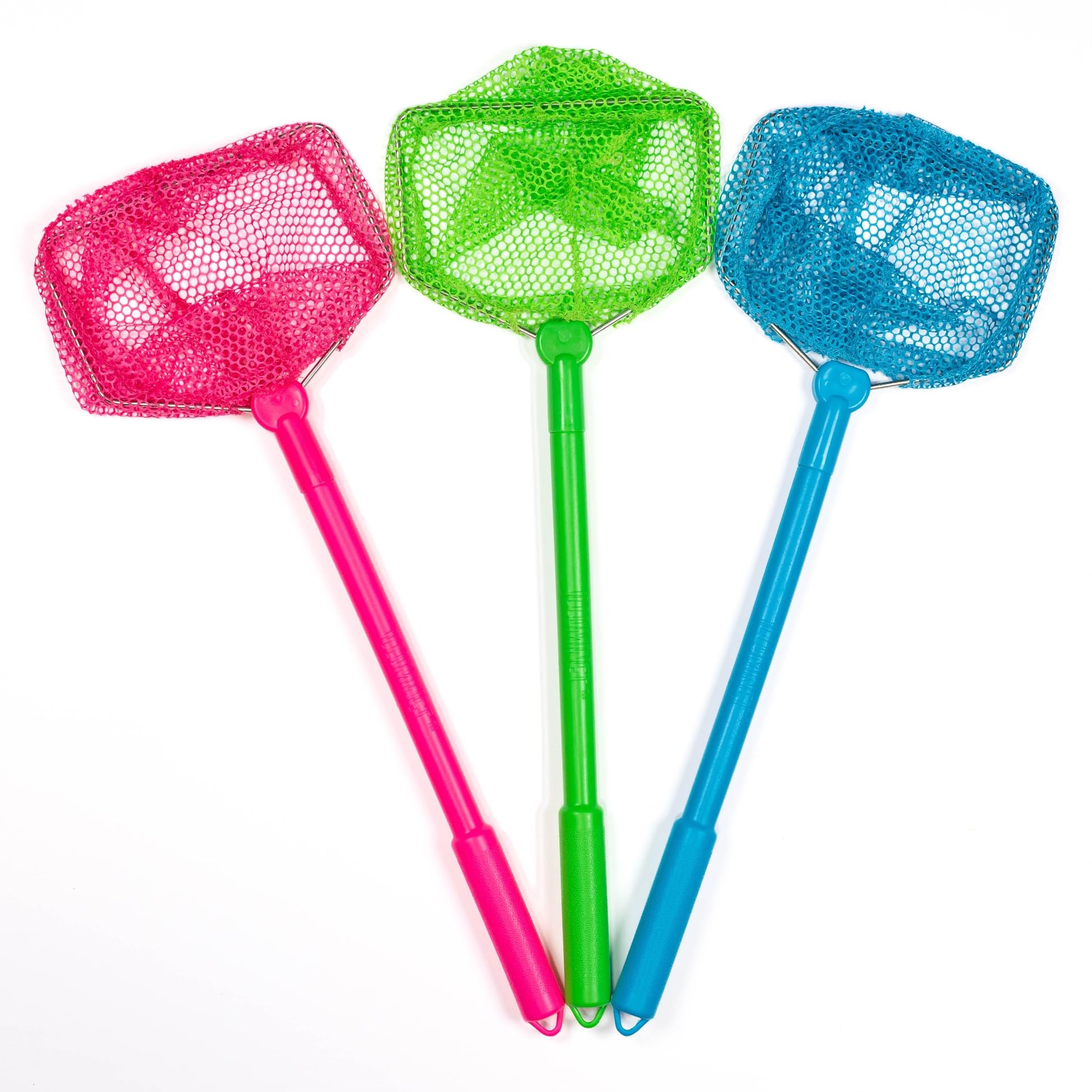 ILLUMINET 3 Pack Floating Beach Nets - No Assembly Required Kids Beach Net - Beach Toys for Kids - Kid Fishing Nets