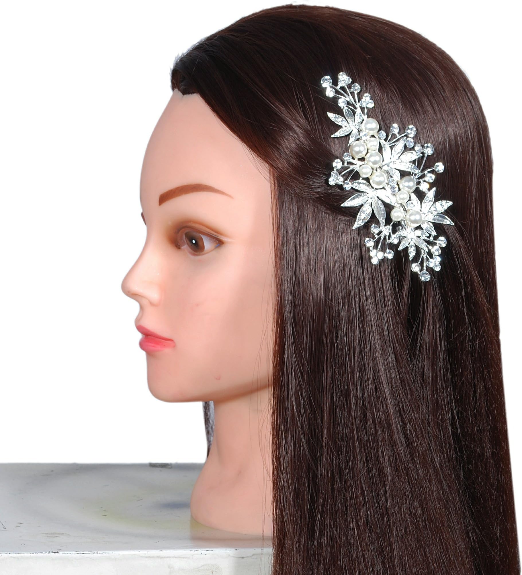 Vogue Hair Accessories Silver Color Copper Base Hair Pin For Women