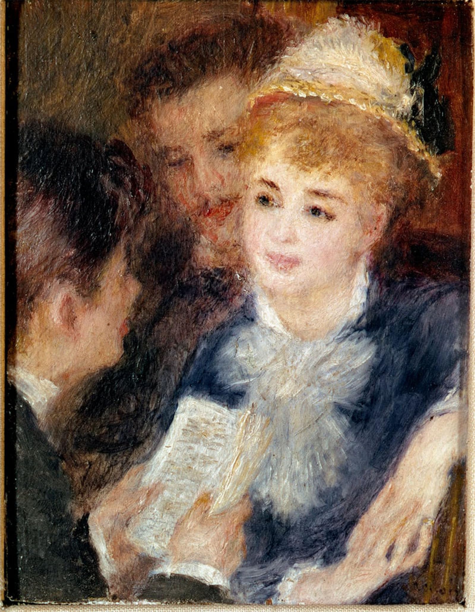 Posteriik No Frame Vintage Print Pop Art Landscape Artwork Reading The Role Painting By Pierre Auguste Renoir Art Prints For Office Home Decor 60X90cm