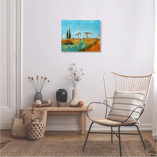 Miniatura 693 de A&T ARTWORK The Starry Night de Vincent Van Gogh. Tamaño del marco: 36 x 30 pulgadas, tamaño de la imagen: 30 x 24 pulgadas, reproducciones clásicas