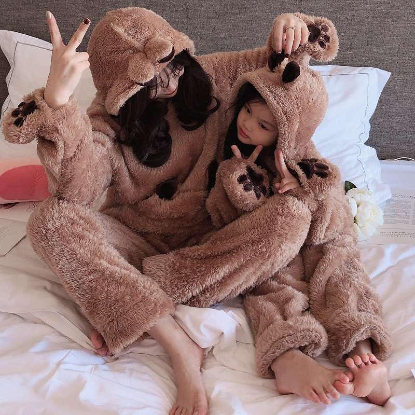 Verschiedene Arten Von Pyjamas Schlafanzug Herren Damen Pyjama Flanell Cartoon Frauen Pyjamas Set Herbst Winter Dicke Warme Mädche
