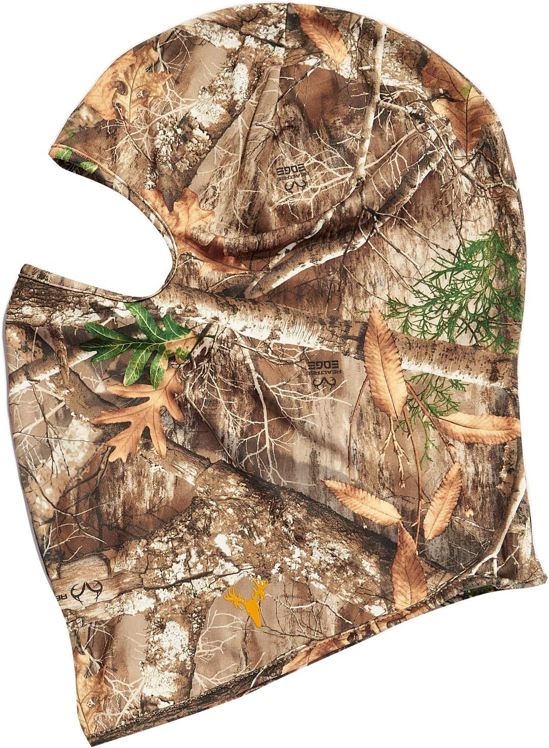 Hot Shot Men's Breaker Stretch Polyester, Unlined Full Facemask, Realtree Edge, One Size