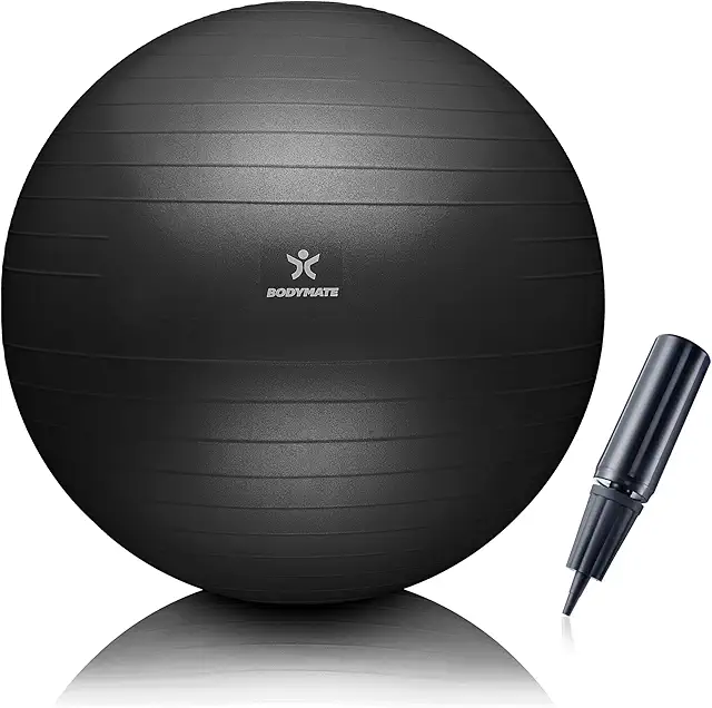BODYMATE Gymnastikball: Yoga-Ball für Fitness, Büro & Training
