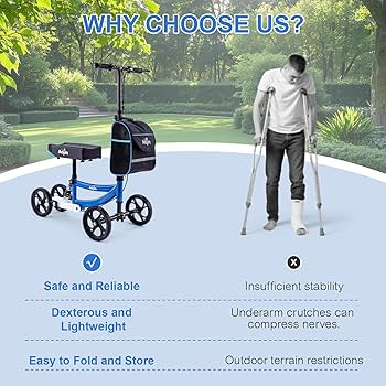 アビー Amazon.com: Aojin Knee Scooter, 300lbs Capacity, 13