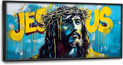 Miniatura 52 de Arte abstracto de pared grande enmarcado para decoración de pared para sala de estar, imágenes abstractas de gran tamaño, pintura moderna extra