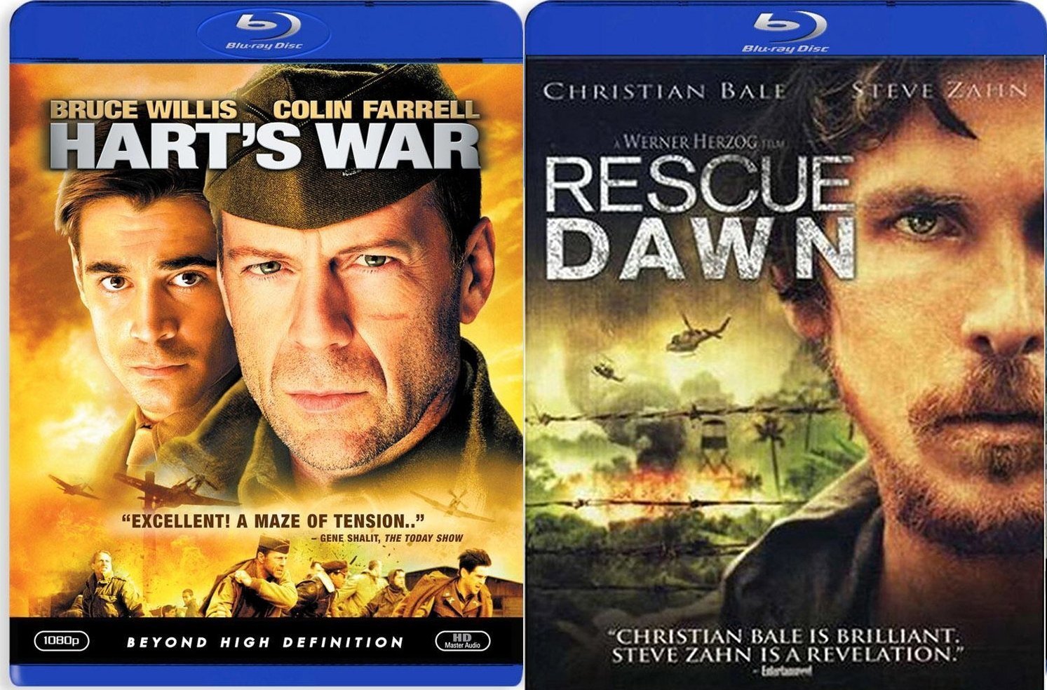 Pack Blu-Ray de la Guerra de Vietnam con Rescue Dawn y Hart's War