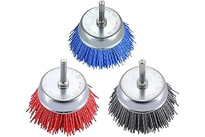 3 Inch Abrasive Cup Brushes for Drill Attachment