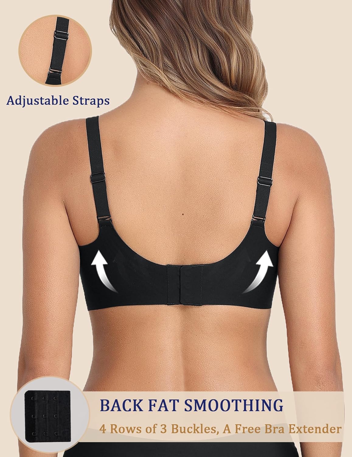 Avidlove Bras for Women V Neck Wireless Bra Lifting Sexy Mesh Bra S-3XL - Image 4